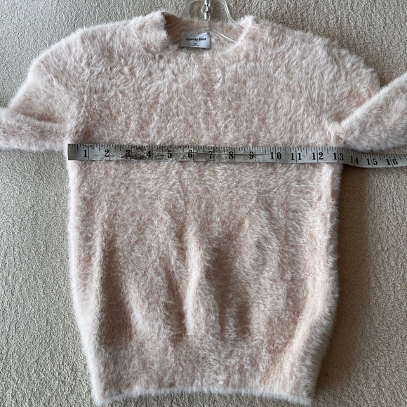 Sunday Best Fuzzy Kitten Sweater XXS Blush Pink - Picture 10 of 12